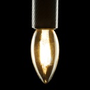 24V LED Candle clear - 3W - CRI90 - 2700K - E14  - 210LM