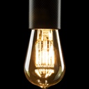 24V LED Rustica ST64 golden - 6W - CRI90 - 1900K - E27  - 450LM