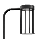 Lula Stelo H1200 LED  2.2K 12W Nero