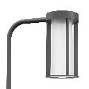 Lula UP Stelo H1200 LED  3K 12W Nero