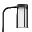 Lula UP Stelo H2400 LED  3K 12W Nero
