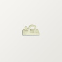 Self Adhesive Clip 19x19 mm Natural 6mm