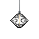 WIRO CEILING SUSP 1.1 DIAMOND E27 B 2.6m cable