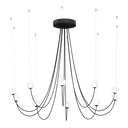 OPLIA CHANDELIER CEILING SUSP 2.0 LED 2700K B 2.0m cables