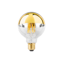 LAMP G95 LED 2200K CLEAR / GOLD MIRROR