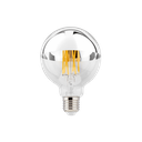 LAMP G95 LED 2700K CLEAR / SILVER MIRROR