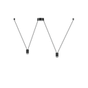 WIRO CEILING SUSP SET DECENTER 2.0 E27 B 2.6m