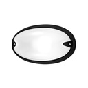 CHIP OVALE 25 LED 4000K ZWART 5W
