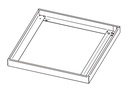 FL600 LED opbouwframe 60X60