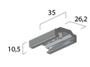 3~ Eutrac Onetrack pendant clip, black