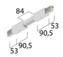3~ Eutrac Onetrack FleX-coupler, black