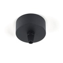 Mounting connecting box Ø 60mm matt black texture