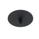 Recessed connecting box Ø 90mm matt black texture
